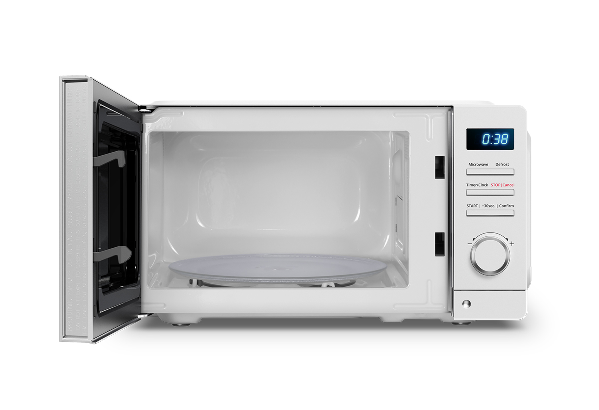 Απεικονίζεται ο φούρνος ανοιχτός.